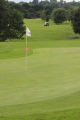 Obraz premium An english golf course during the summer of 2016
