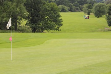Obraz premium An english golf course during the summer of 2016