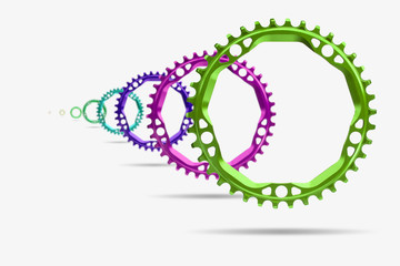Bicycle Chainrings photography