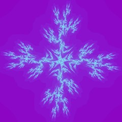 Fototapeta na wymiar Purple fractal background