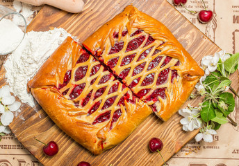 pie with onions and eggs