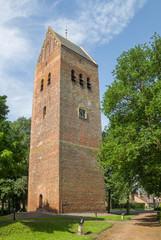 Church tower of the church of Slochteren