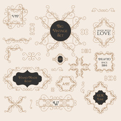 Vintage Decorations Design Elements