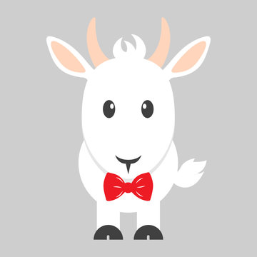goat with tie