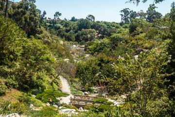 Fototapeta na wymiar Japanese Garden in San Diego, California