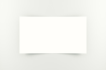 Blank business card