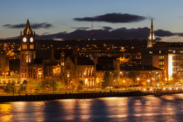 Fototapeta na wymiar Panorama of Derry