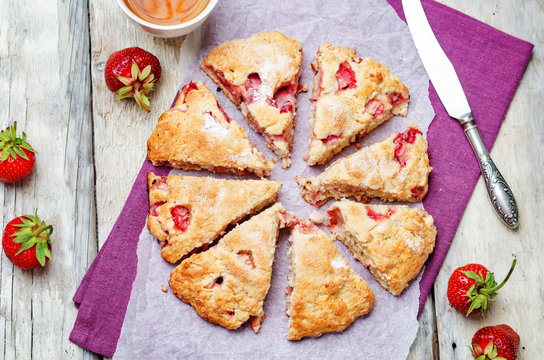 Strawberry Scones