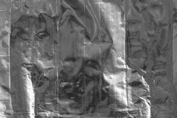 Silver paper foil