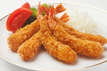 Fried Jumbo Prawns