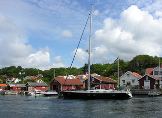 Segler im Hamburgsund.