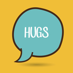 bubble text message design, vector illustration eps10 graphic 