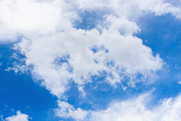 blue sky with clouds