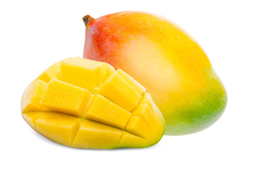 Mango isolated on white