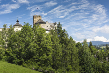 Fototapeta na wymiar Medieval Castle in Niedzica, Poland 