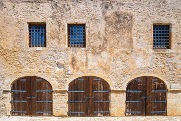  Venetian fortress Fortezza in Rethymno on Crete, Greece