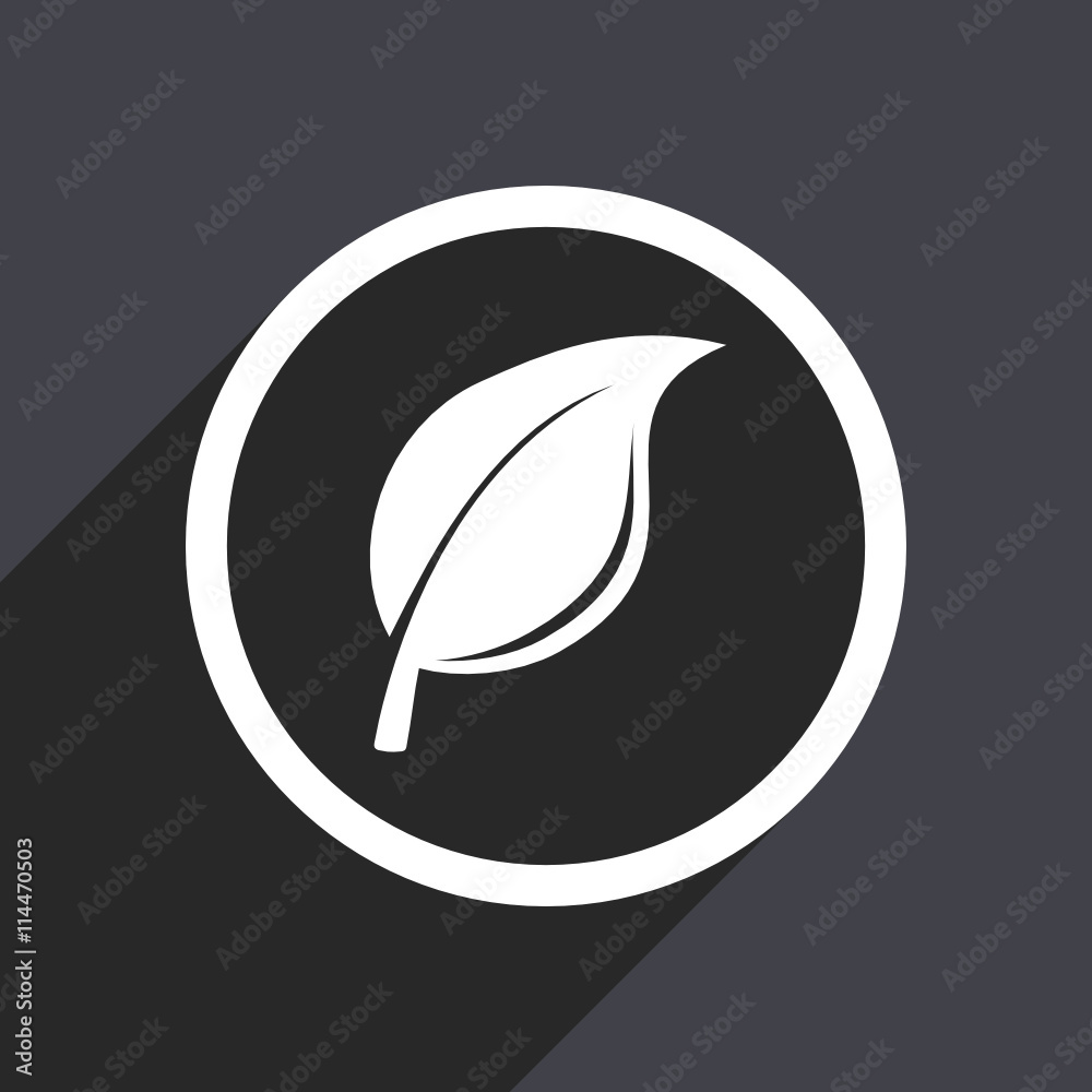 Poster flat design gray vector nature web icon