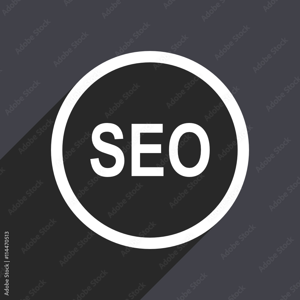 Aufkleber flat design gray web seo vector icon