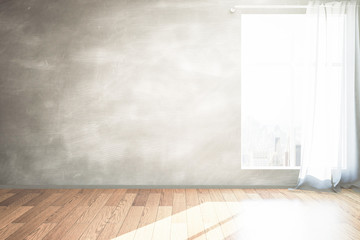 Blank blackboard wall