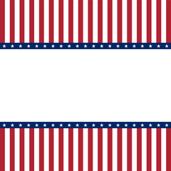 Obraz premium Template for 4th of July. USA background