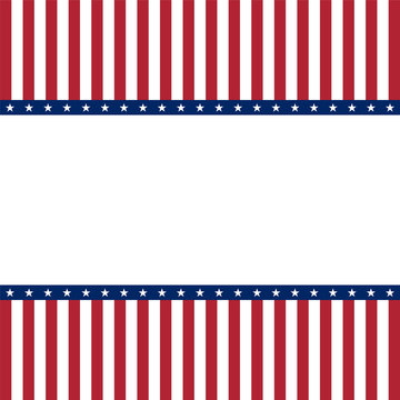 Template for 4th of July. USA background