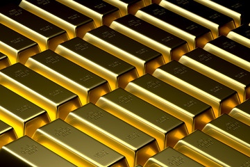 Obraz premium Gold Bullion Bar Background