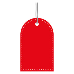 Label concept represented by tag icon. isolated and flat illustration 