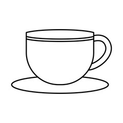 Coffee time concept represented by coffee mug icon. isolated and flat illustration 