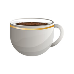 Coffee time concept represented by coffee mug icon. isolated and flat illustration 