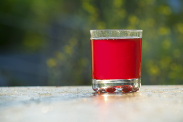 Red cherry juice