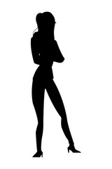 woman standing icon