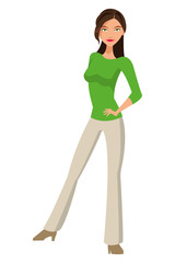 woman standing icon