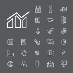 Vector UI Illustration Business Finance Concept