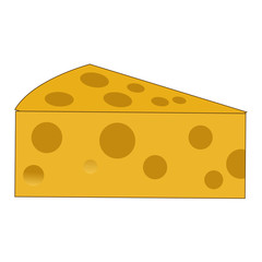 cheese cartoon icon