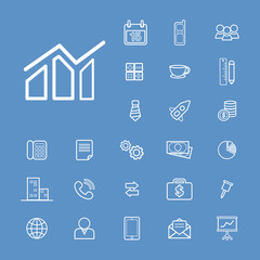 Vector UI Illustration Businessl Finance Concept