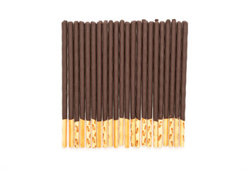 biscuit stick with chocolate flavored