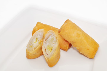 Fried Vietnamese spring rolls