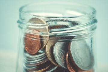 business finance. save money for investment concept money in the