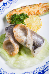 Grilled dorado fish