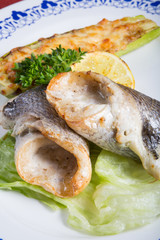 Grilled dorado fish