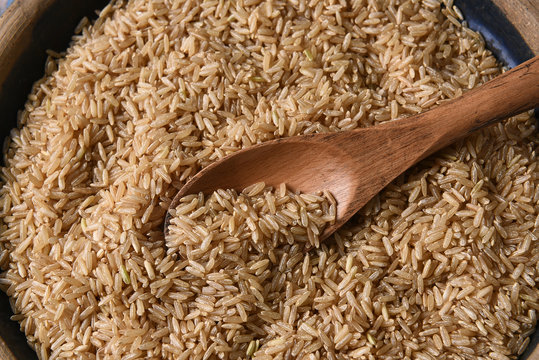 Brown Rice Wood Spoon
