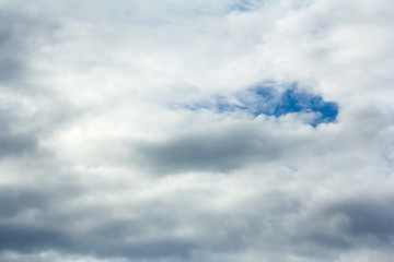 Background of dark clouds before a thunderstorm.