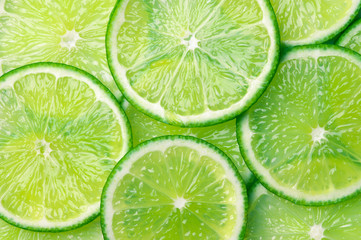 Lime slices background - 114491593
