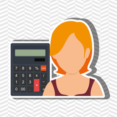 User calculator design, vector illustration eps10 graphic 