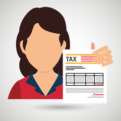 tax debtor design, vector illustration eps10 graphic 