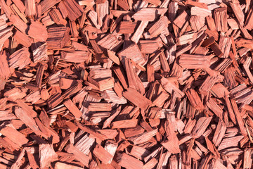 Background made from brown wood chips