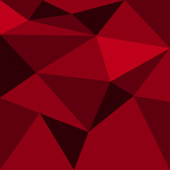 Fototapeta premium Simple triangular background - vector illustration.