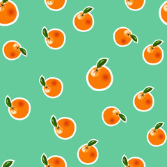 Vector orange pattern