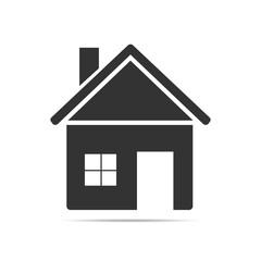 Home icon - vector illustration