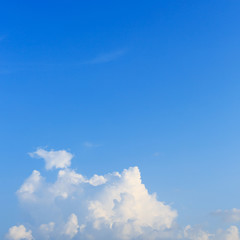 clear blue sky background